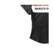 Women's Crew Stripe Zip Front Shirt