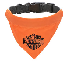 Harley Davidson Pet Bandana in Orange or Black