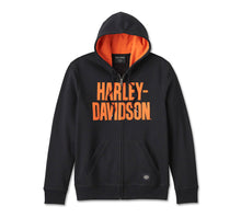 Men's Bar Font Zip-Up Hoodie (ONLY IN XL)