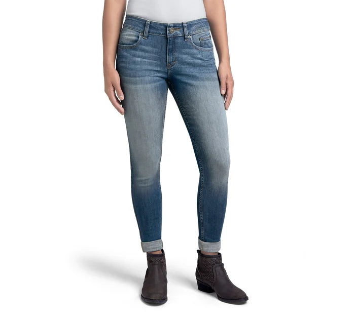 Women's Skinny Mid-Rise Jeans