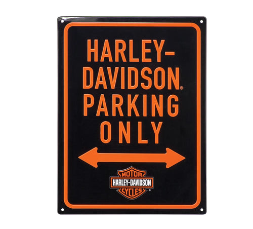 H-D Parking Only Tin Sign