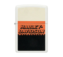 Harley-Davidson Color Image White Matte Windproof Lighter