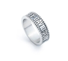 Men's H-D Raised Logo Band Ring