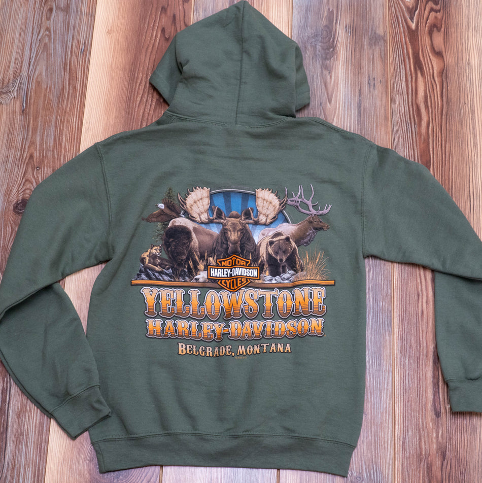 YH-D Custom Military Green P/O Sweatshirt