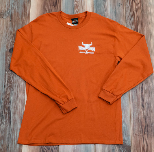 YHD Custom Texas Orange Long Sleeve