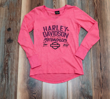 Women's "Worn Text" Pink L/S T-Shirt (only in XS)