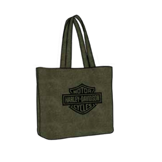 Cordura Classic Bar and Shield Tote Black or Green