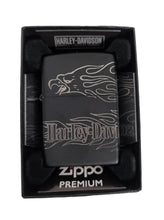 Harley-Davidson H-D Black Matte Eagle Zippo Lighter
