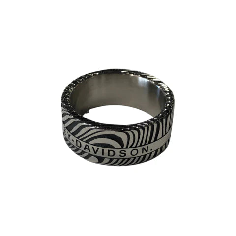 H-D DRIFTWOOD ANGLED HARLEY-DAVIDSON BAND RING HSR0077-8