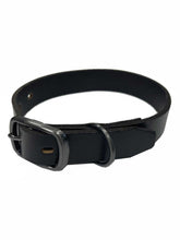 Harley-Davidson Leather Embossed H-D Logo Adjustable Pet Collar- Solid Black