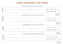 Harley-Davidson® Women's Flames H-D Studded Genuine Leather Belt - Black/Gray