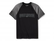 Men's Iron Bond II Short Sleeve Tee Colorblock Dark Grey (in medium of 3XL)