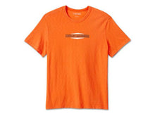 Men's Stacked Bar & Shield Slub Tee Orange (2XL)
