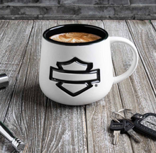 Open Bar & Shield Mug - White