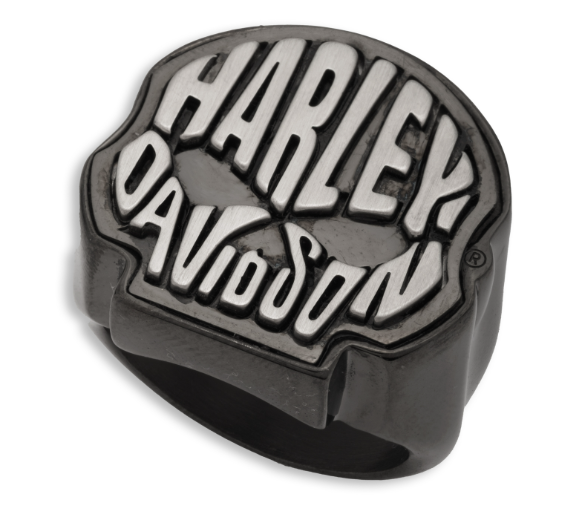 H-D Willie G. Skull Ring with Hematite