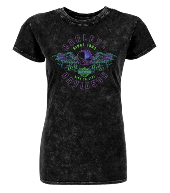 H-D "Willie Round" Women's Dealer Tee