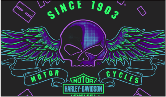 H-D "Willie Round" Women's Dealer Tee