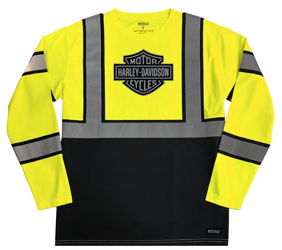 Harley-Davidson Hi-Vis Workwear Long Sleeve Tee