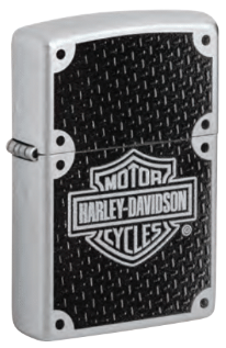 Harley Davidson Texture Chrome Windproof Lighter