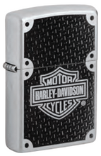 Harley Davidson Texture Chrome Windproof Lighter
