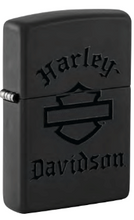 Harley-Davidson Bar & Shield Black Matte Zippo Lighter