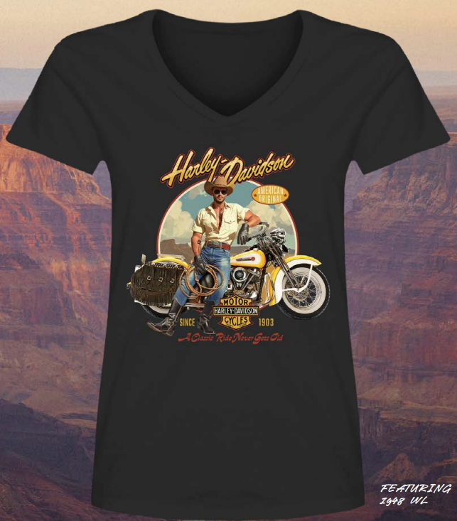 H-D "Cowboy" Women's Dealer Tee