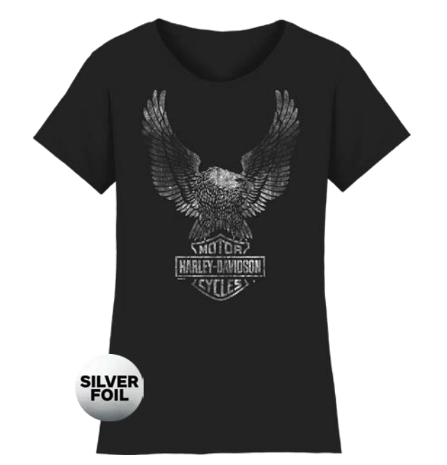 H-D "Ladies Upwing" Dealer tee