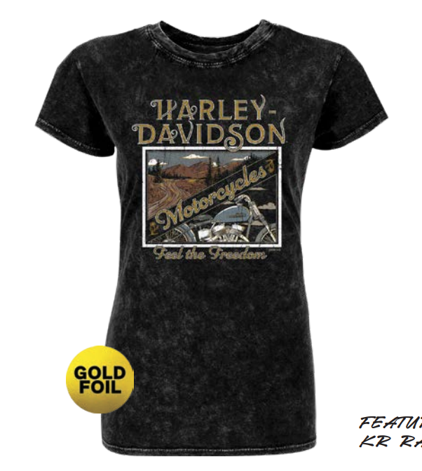 H-D "Framed Freedom" Women's Dealer Tee