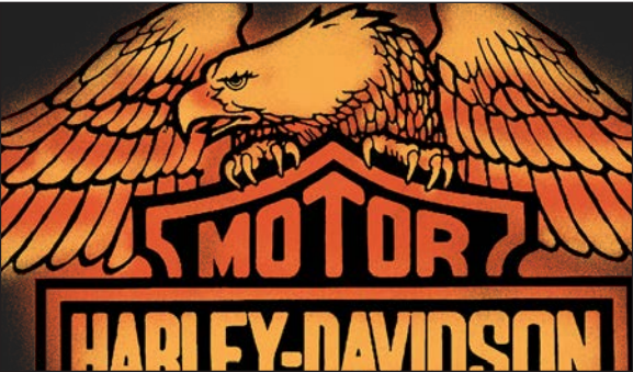 H-D "Sidewing Painter" Dealer Tee