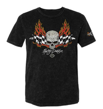 H-D "Checker Flame" Dealer Tee