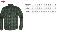 Unik- Men's Black & Green Armored Flannel