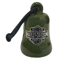 Harley-Davidson® Green & White Star Ride Bell Green