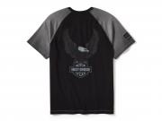 Men's Iron Bond II Short Sleeve Tee Colorblock Dark Grey (3XL)