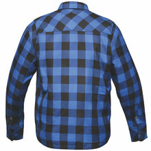 Unik Men's Black & Blue Armored Flannel with Concealed Carry Pocket