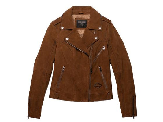 WOMEN'S TRANSCENDENT DISTRESSED LEATHER JACKET