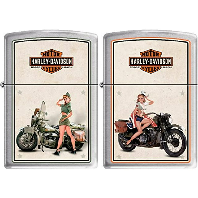 Zippo Lighter: 1940's Marines and Army Pin-Up Girls