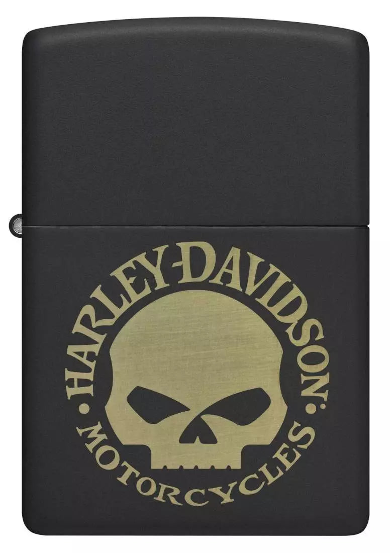 Harley-Davidson Black and Gold Willie G Zippo Lighter