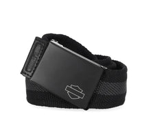 Men's Tactical Gunmetal Buckle Grey Belt-Black/Grey (only in large/XL)