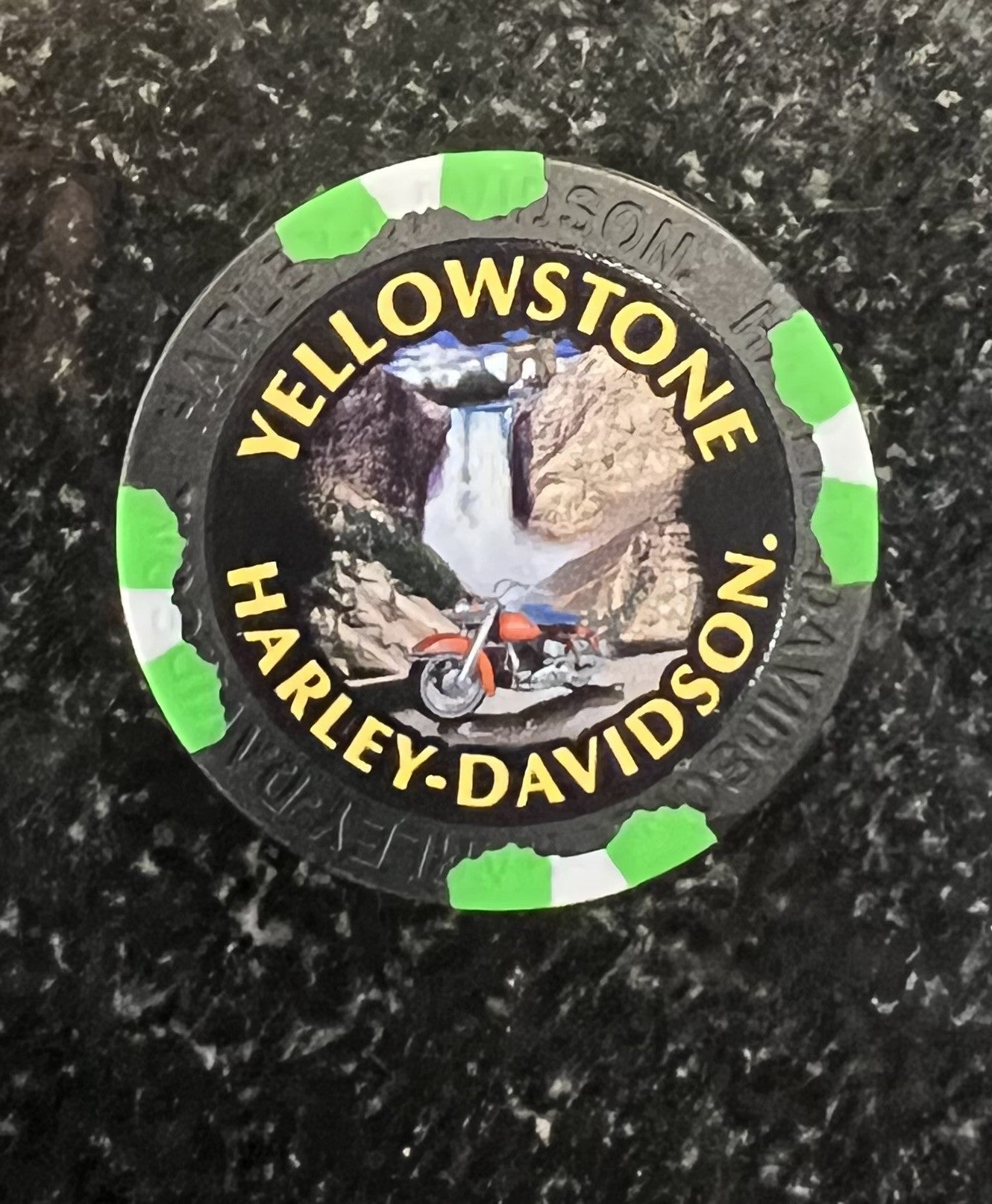 Yellowstone Harley-Davidson Full Color Poker Chip