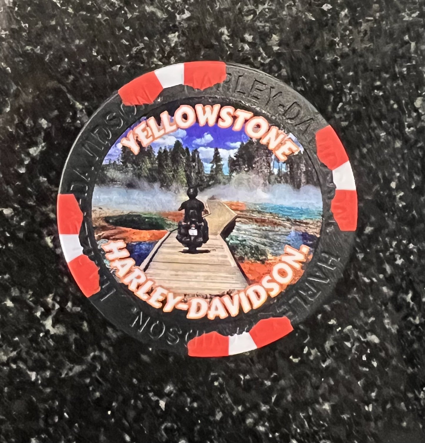 Yellowstone Harley-Davidson Full Color Poker Chip