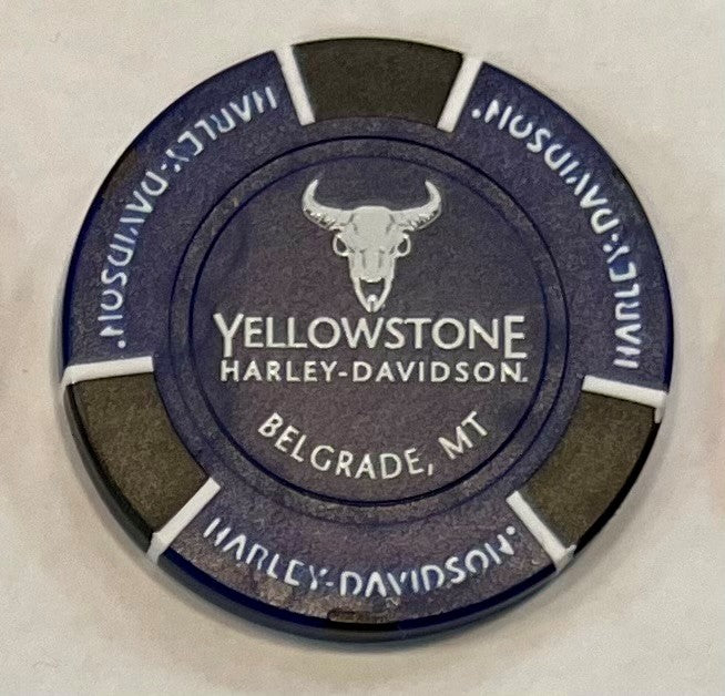 Yellowstone Harley-Davidson Poker Chip