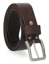 Harley-Davidson® Men's Embossed H-D Logo Genuine Leather Belt - Matte Brown