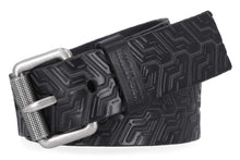 Harley-Davidson® Men's Embossed Tire Tread Genuine Leather Belt - Black