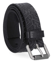 Harley-Davidson® Men's Embossed Tire Tread Genuine Leather Belt - Black