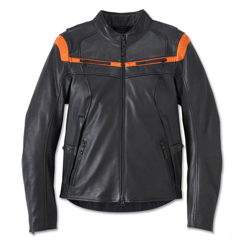 H-D WOMENS CAPITOL TRIPLE VENT SYSTEM 2.0 LEATHER RIDING JACKET