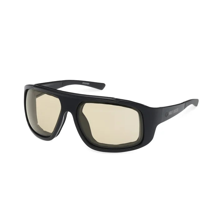 Crusher Navigator Sport Wrap Performance Sunglasses - Shiny or Matte Black