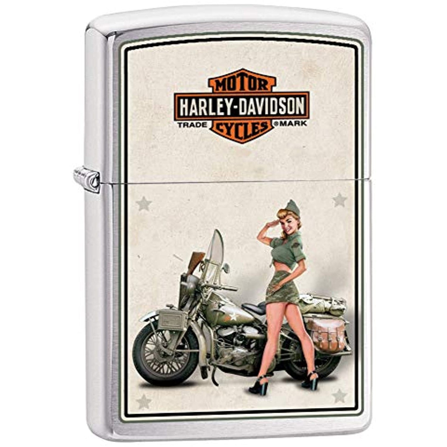 Zippo Lighter: 1940's Marines and Army Pin-Up Girls