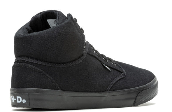 Harley-Davidson® Men's Wrenford 3.5-Inch Black Canvas Sneakers