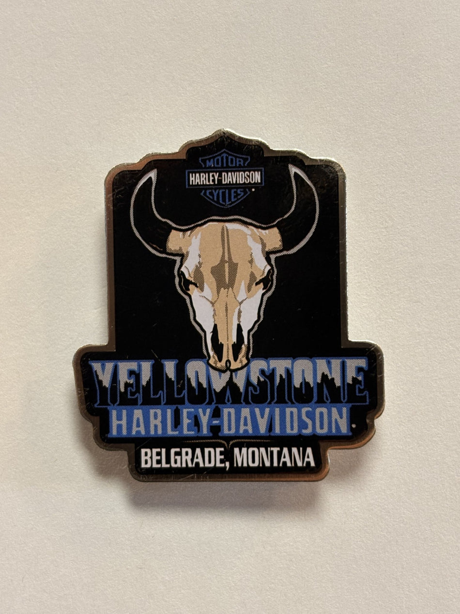 YHD Steer Skull Pin