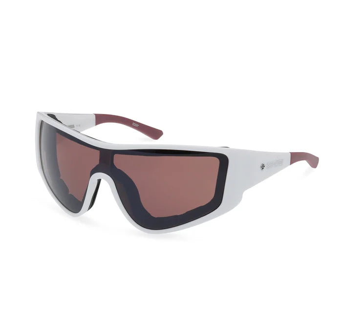 Edgy Shield Injected Frame Sunglasses - 3 Colors